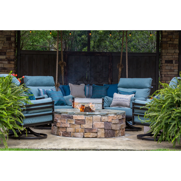 High back deep seating patio online furniture